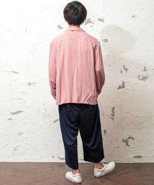 MinoriTY（マイノリティ）の「ベルト付きTRワイドアンクルパンツ ビッグ ルーズ（その他パンツ・メンズ・ブラック/カーキ/ネイビー・M/L）」の8枚目の写真