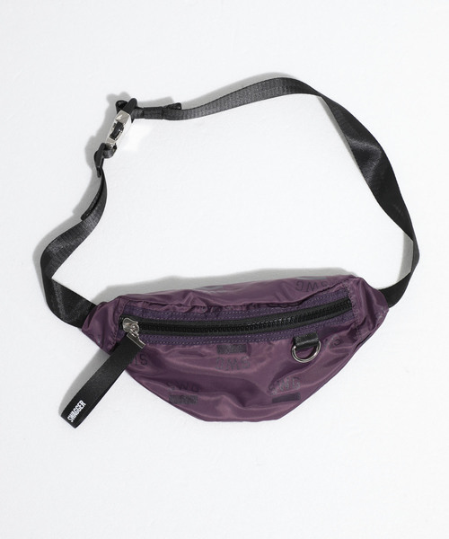 SWAGGER（スワッガー）の「【SWAGGER】≪WEB限定≫ロゴプリントウエストバッグ/ボディバッグ（ボディバッグ/ウエストポーチ・メンズ・ホワイト/ブラック/パープル/オレンジ・FREE）」の16枚目の写真