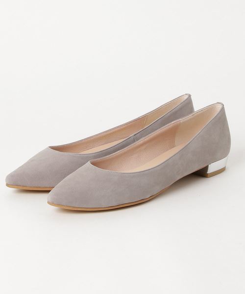 PICHE ABAHOUSE(ピシェ アバハウス)の「fluffy fit フラットパンプス(パンプス・レディース・シルバー/ピンク/グレー/イエロー・37/38/39/36/35/34)」の2枚目の写真