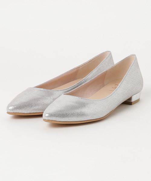 PICHE ABAHOUSE(ピシェ アバハウス)の「fluffy fit フラットパンプス(パンプス・レディース・シルバー/ピンク/グレー/イエロー・37/38/39/36/35/34)」の4枚目の写真