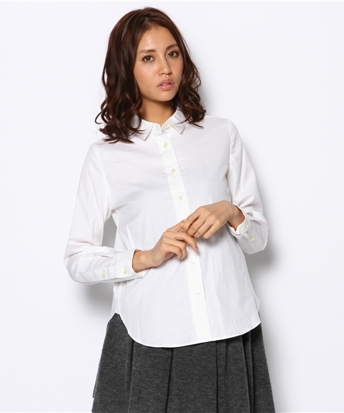 Ray BEAMS（レイビームス）の「Ray BEAMS / ピンオックスレギュラーシャツ（シャツ/ブラウス・レディース・オフホワイト/ライトブルー・0/1）」の13枚目の写真