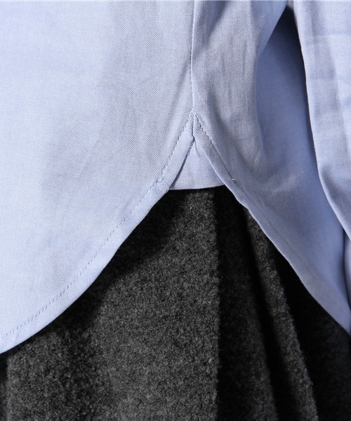 Ray BEAMS（レイビームス）の「Ray BEAMS / ピンオックスレギュラーシャツ（シャツ/ブラウス・レディース・オフホワイト/ライトブルー・0/1）」の8枚目の写真