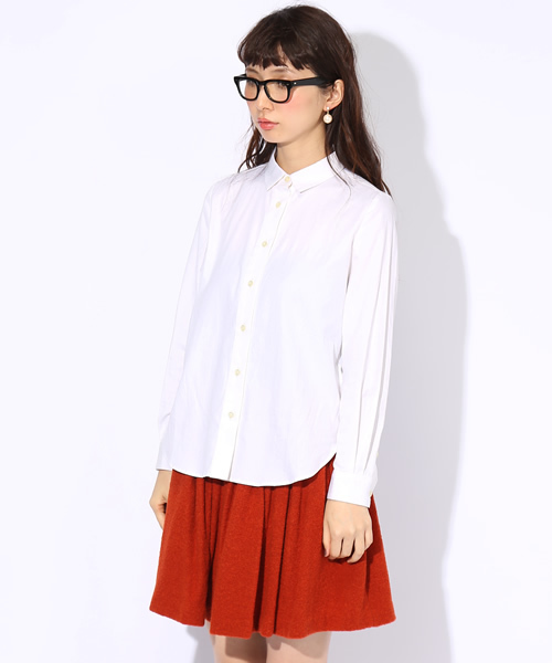 Ray BEAMS（レイビームス）の「Ray BEAMS / ピンオックスレギュラーシャツ（シャツ/ブラウス・レディース・オフホワイト/ライトブルー・0/1）」の11枚目の写真