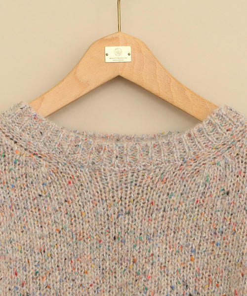 タグ付き 未使用✨ ユナイテッドアローズ ミックスヤーン クルーネックニット UNITED ARROWS（ユナイテッドアローズ）の「＜UNITED ARROWS＞ミックス