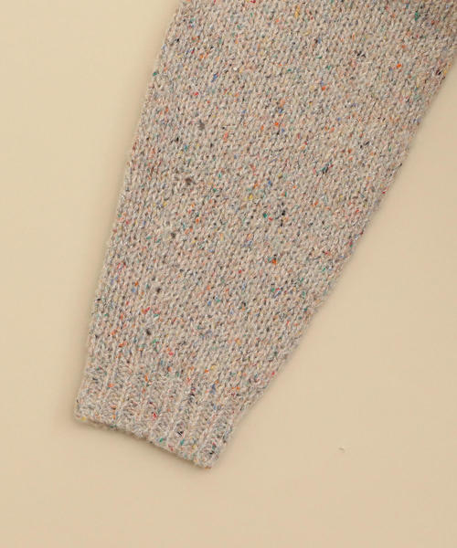 BEAUTY&YOUTH UNITED ARROWS（ビューティーアンドユースユナイテッドアローズ）の「BY∴ ネップヤーンクルーネックニット ◆（ニット/セーター・レディース・モカ/ベージュ/オレンジ・FREE）」の9枚目の写真