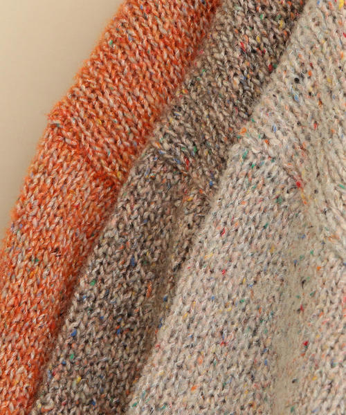 BEAUTY&YOUTH UNITED ARROWS（ビューティーアンドユースユナイテッドアローズ）の「BY∴ ネップヤーンクルーネックニット ◆（ニット/セーター・レディース・モカ/ベージュ/オレンジ・FREE）」の16枚目の写真