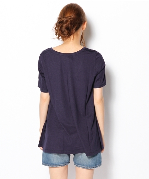 NANO universe(ナノユニバース)の「FF/A-lineカラーTee H/S(Tシャツ/カットソー・レディース・オフホワイト/ライトグレー/ベージュ/チャコール/ネイビー/ブラック/コーラル/イエロー/ブルー/ライトグリーン・FREE)」の13枚目の写真