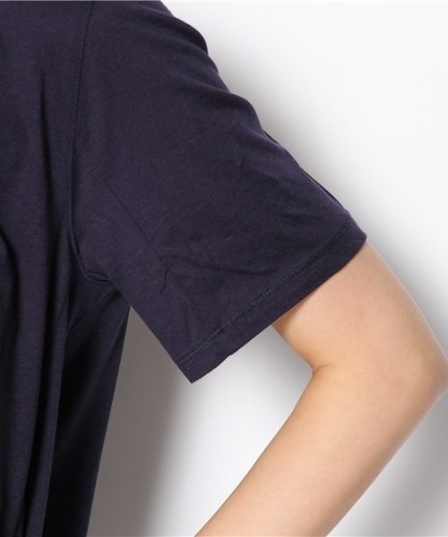 NANO universe(ナノユニバース)の「FF/A-lineカラーTee H/S(Tシャツ/カットソー・レディース・オフホワイト/ライトグレー/ベージュ/チャコール/ネイビー/ブラック/コーラル/イエロー/ブルー/ライトグリーン・FREE)」の15枚目の写真