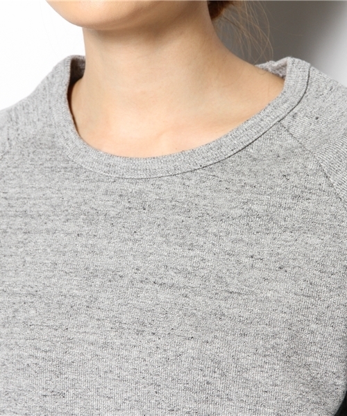 Another Edition(アナザーエディション)の「NYN フライス フリル S/SL PO(Tシャツ/カットソー・レディース・グレー/オフホワイト/ライラック・フリー)」の7枚目の写真