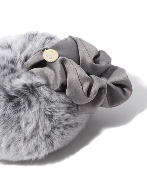 UNITED ARROWS（ユナイテッドアローズ）の「UAW REX PON シュシュ ◆◆◆（シュシュ・レディース・ライトグレー/モカ/ネイビー/その他1/その他2・フリー）」の7枚目の写真