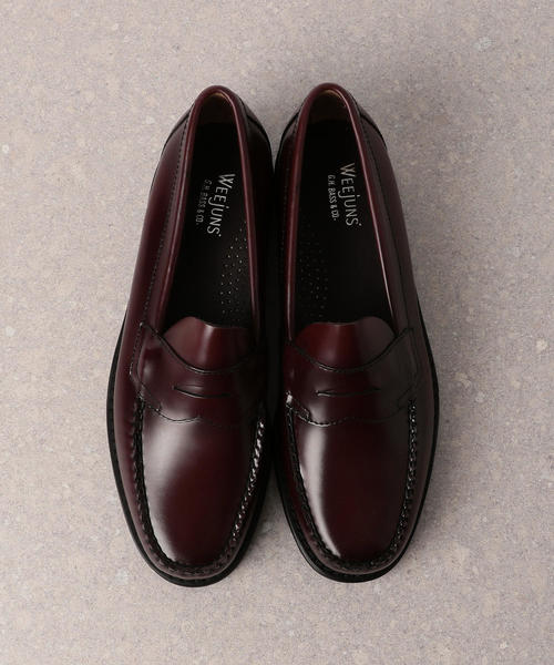 G.H.BASS（ジーエイチバス）の「[ジー エイチ バス]SC★ G.H.BASS ベーシック ローファー ラバー（ローファー・メンズ・ブラック/ワインレッド・8/7h/9/8h）」の2枚目の写真