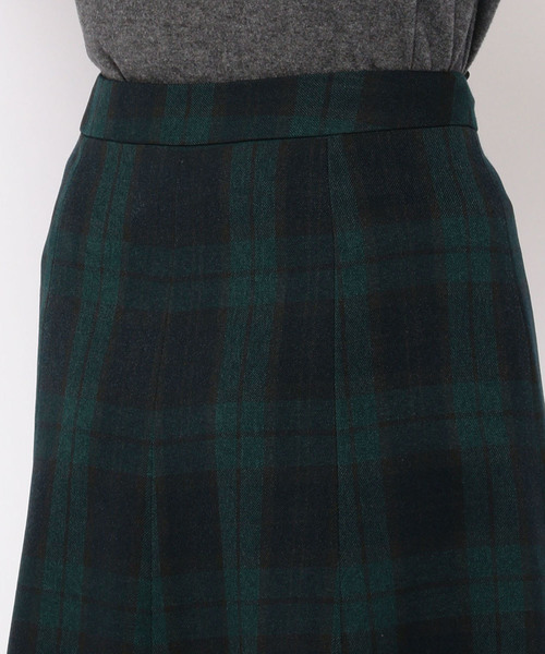DECOY SINCE 1981（デコイシンスイチキュウハチイチ）の「ウーリッシュスカート（スカート・レディース・ブラック/グリーン・70/64/67）」の7枚目の写真
