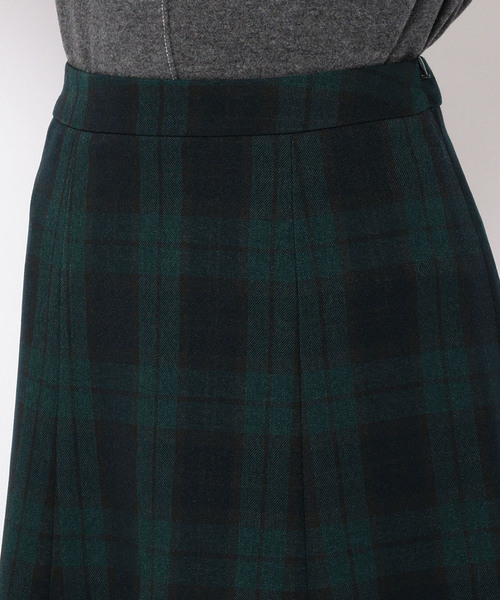 DECOY SINCE 1981（デコイシンスイチキュウハチイチ）の「ウーリッシュスカート（スカート・レディース・ブラック/グリーン・70/64/67）」の8枚目の写真