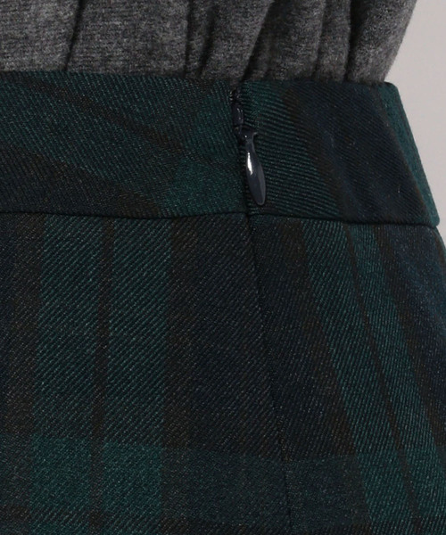 DECOY SINCE 1981（デコイシンスイチキュウハチイチ）の「ウーリッシュスカート（スカート・レディース・ブラック/グリーン・70/64/67）」の9枚目の写真