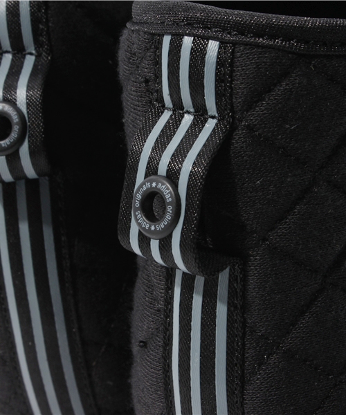 adidas Originals（アディダスオリジナルス）の「アディダス オリジナルス ハニー ミッド キルティング 黒金 adidas Originals HONEY MID QLT（スニーカー・レディース・ブラック・23cm/23.5cm/24cm/24.5cm）」の9枚目の写真