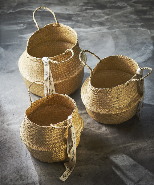 MARIE MILLER(マリー ミラー)の「Marie Miller SEAGRASS BASKET シーグラスバスケット L(収納グッズ・レディース・ブラウン・L)」の3枚目の写真
