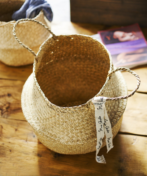 MARIE MILLER(マリー ミラー)の「Marie Miller SEAGRASS BASKET シーグラスバスケット L(収納グッズ・レディース・ブラウン・L)」の5枚目の写真