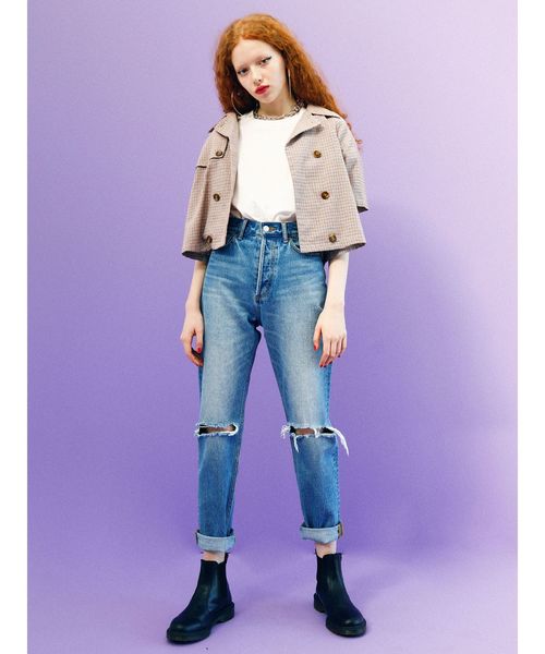 jouetie(ジュエティ)の「ダブルボタンブラウス(シャツ/ブラウス・レディース・ベージュ/レッド/その他1・MEDIUM)」の11枚目の写真