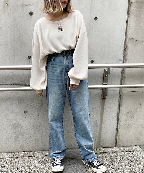 apres jour(アプレジュール)の「FRAMBOISE刺繍ワッフル【ZOZOTOWN限定アイテム】(Tシャツ/カットソー・レディース・ラベンダー/ライトベージュ/アイボリー/ブラック・フリー)」の11枚目の写真