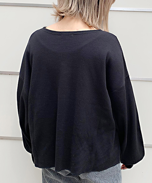 apres jour(アプレジュール)の「FRAMBOISE刺繍ワッフル【ZOZOTOWN限定アイテム】(Tシャツ/カットソー・レディース・ラベンダー/ライトベージュ/アイボリー/ブラック・フリー)」の17枚目の写真