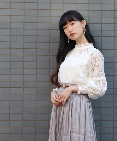 Clice De Paris クリシェドゥパリス の ｋ 花柄レースｂｌ シャツ ブラウス Wear