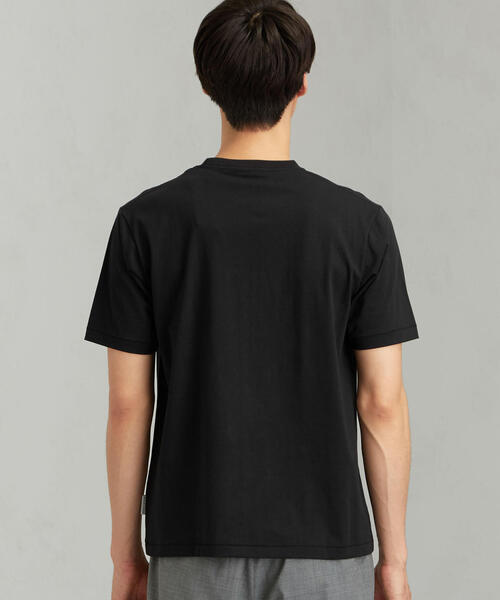 green label relaxing（グリーンレーベルリラクシング）の「[アンドライド] SC AND-RIDE ロゴプリント クルーネック 半袖 Tシャツ（Tシャツ/カットソー・メンズ・ブラック/ホワイト・LARGE/SMALL/MEDIUM）」の10枚目の写真