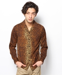 HYSTERIC GLAMOUR | LEO総柄 長袖ワンナップカラーSH(シャツ/ブラウス)