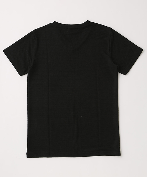 AZUL by moussy(アズールバイマウジー)の「UNEVEN MATERIAL T-SHIRTS / UNEVEN MATERIALTシャツ(Tシャツ/カットソー・メンズ・ホワイト/ブラック/杢グレー・SMALL/MEDIUM/LARGE/X-LARGE/X-SMALL)」の16枚目の写真