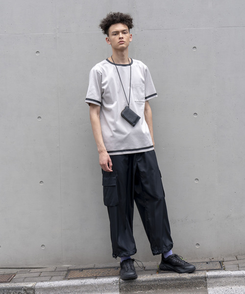 MAISON SPECIAL(メゾンスペシャル)の「LIMONTA/リモンタ カーゴパンツ【MAISON SPECIAL/メゾンスペシャル】(カーゴパンツ・メンズ・ブラック/チャコールグレー・46/48)」の3枚目の写真