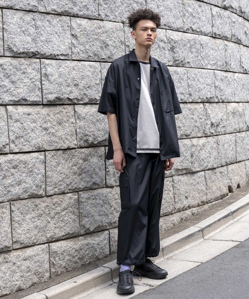 MAISON SPECIAL(メゾンスペシャル)の「LIMONTA/リモンタ カーゴパンツ【MAISON SPECIAL/メゾンスペシャル】(カーゴパンツ・メンズ・ブラック/チャコールグレー・46/48)」の6枚目の写真