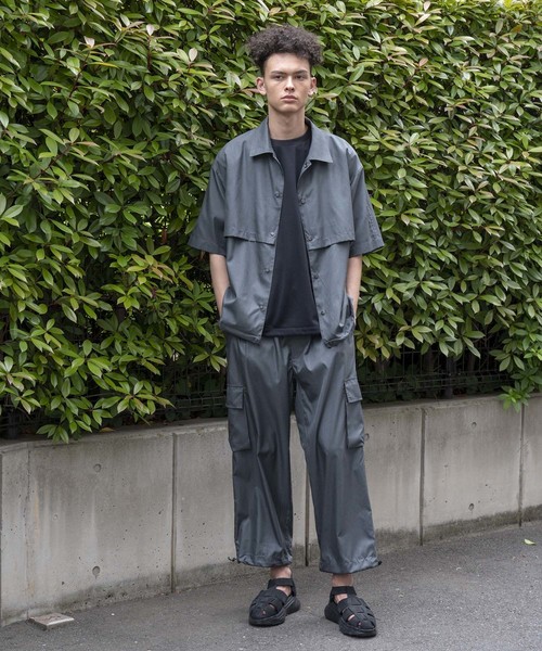 MAISON SPECIAL(メゾンスペシャル)の「LIMONTA/リモンタ カーゴパンツ【MAISON SPECIAL/メゾンスペシャル】(カーゴパンツ・メンズ・ブラック/チャコールグレー・46/48)」の8枚目の写真