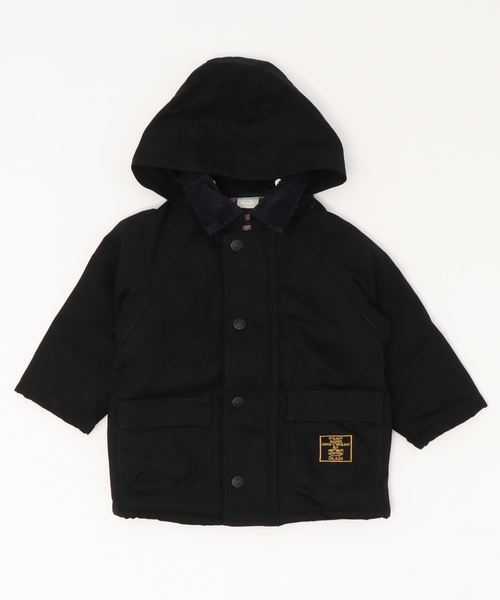 DILASH（ディラッシュ）の「フード取り外し可防寒ジャケット（その他アウター・キッズ・ブラック/ブラウン/ネイビー・90/100/110/120/80/130/140）」の2枚目の写真
