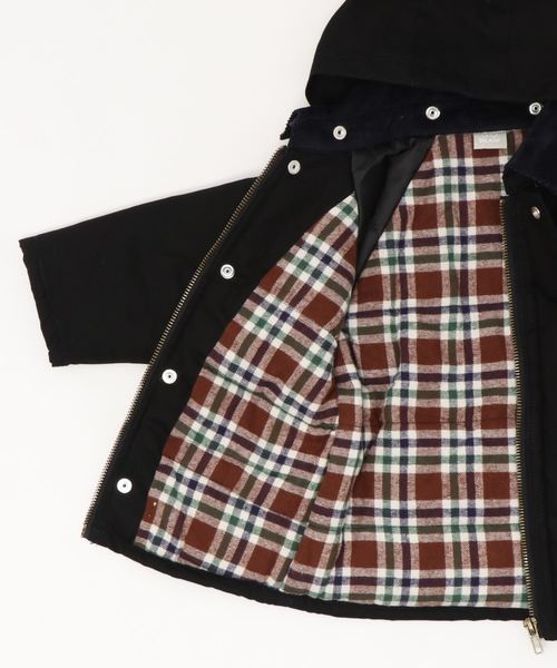 DILASH（ディラッシュ）の「フード取り外し可防寒ジャケット（その他アウター・キッズ・ブラック/ブラウン/ネイビー・90/100/110/120/80/130/140）」の6枚目の写真