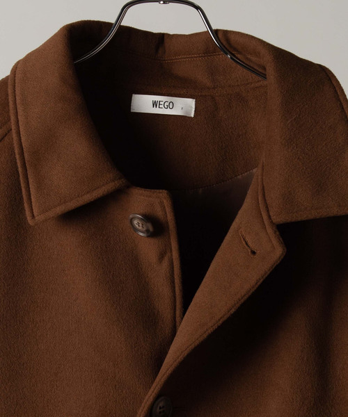 WEGO（ウィゴー）の「WEGO/ステンカラーロングコート（ステンカラーコート・レディース・ブラウン/カーキ・FREE）」の6枚目の写真