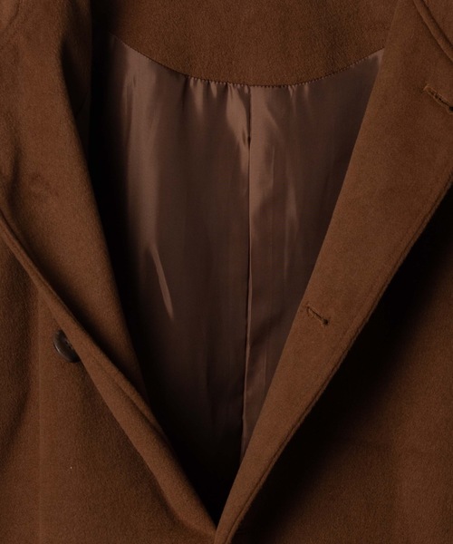 WEGO（ウィゴー）の「WEGO/ステンカラーロングコート（ステンカラーコート・レディース・ブラウン/カーキ・FREE）」の7枚目の写真