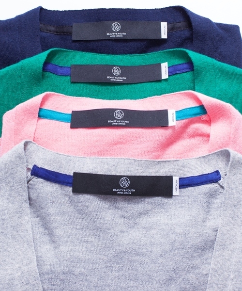 BEAUTY&YOUTH UNITED ARROWS(ビューティーアンドユースユナイテッドアローズ)の「【WEB限定】by ∴ カラー シェルボタン Vカーディガン 7SL ◆(カーディガン/ボレロ・メンズ・グレー/ケリー/ネイビー/ピンク・SMALL/MEDIUM/LARGE)」の17枚目の写真