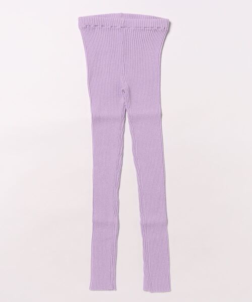 nino（ニノ）の「[130-140]リブレギンス シーズンCOLOR（レギンス/スパッツ・キッズ・パープル/ピンク/マスタード/レッド/ベージュ/ネイビー/ベビーピンク/ローズ/ラベンダー/ピンク系1/ライラック・130cm/140cm）」の5枚目の写真
