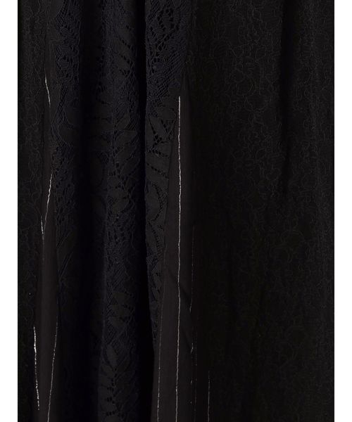 Ungrid(アングリッド)の「パッチワークレースマキシスカート(スカート・レディース・ブラック/オフホワイト・FREE)」の12枚目の写真