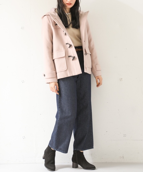 ツール 露 抑制 ハニーズ ダッフル コート Threeisland Jp