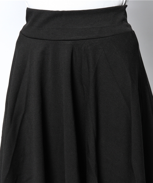 mystic（ミスティック）の「ポンチフレアースカート（スカート・レディース・ベージュ/ブラック/オフホワイト・ﾌﾘ-）」の4枚目の写真