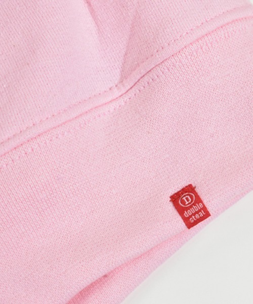 DOUBLE STEAL（ダブルスティール）の「Embroidery Box 裏起毛パーカー（パーカー・メンズ・ライトピンク/サンドベージュ/ライトグリーン/インディゴブルー/パープル/ダークグリーン・LARGE/X-LARGE/MEDIUM）」の11枚目の写真