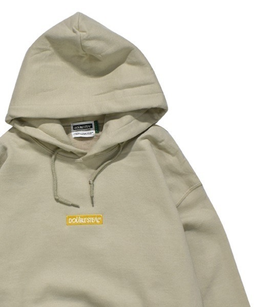 DOUBLE STEAL（ダブルスティール）の「Embroidery Box 裏起毛パーカー（パーカー・メンズ・ライトピンク/サンドベージュ/ライトグリーン/インディゴブルー/パープル/ダークグリーン・LARGE/X-LARGE/MEDIUM）」の21枚目の写真