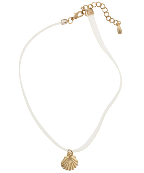 WEGO（ウィゴー）の「WEGO/シェルクリアチョーカー（ネックレス・レディース・ピンク/その他1/ホワイト/パープル・FREE）」の4枚目の写真