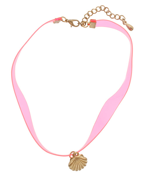 WEGO（ウィゴー）の「WEGO/シェルクリアチョーカー（ネックレス・レディース・ピンク/その他1/ホワイト/パープル・FREE）」の3枚目の写真