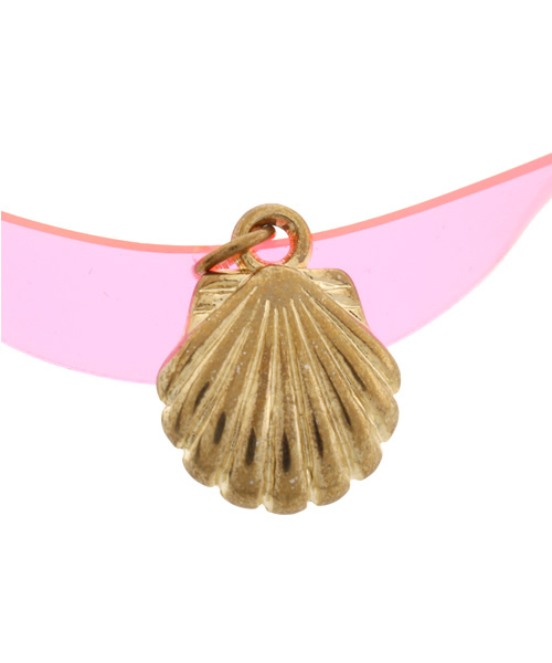 WEGO（ウィゴー）の「WEGO/シェルクリアチョーカー（ネックレス・レディース・ピンク/その他1/ホワイト/パープル・FREE）」の5枚目の写真