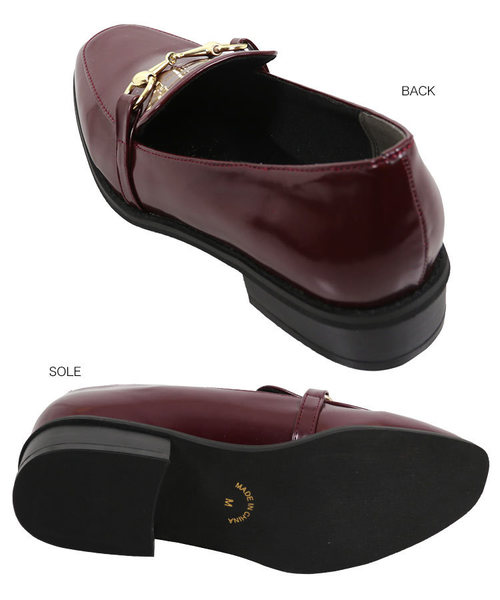 KOBE LETTUCE（コウベレタス）の「ビット付きローファー（ローファー・レディース・ブラウン系その他/ブラック/その他/レッド系その他・S/M/L/LL）」の13枚目の写真