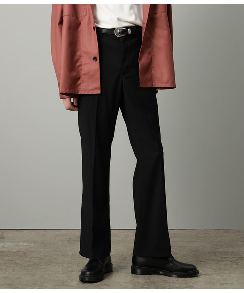 JUNRED(ジュンレッド)の「【WEB限定アイテム】TRフレアパンツ(その他パンツ・メンズ・ブラック/チャコールグレー・S/M/L)」の8枚目の写真