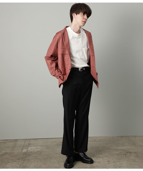 JUNRED(ジュンレッド)の「【WEB限定アイテム】TRフレアパンツ(その他パンツ・メンズ・ブラック/チャコールグレー・S/M/L)」の9枚目の写真