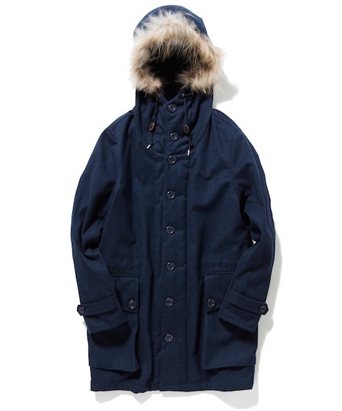 rehacer(レアセル)の「Brush Militaly Long Coat(モッズコート・メンズ・ブラック/ネイビー・LARGE/MEDIUM/SMALL)」の11枚目の写真