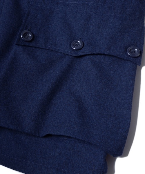 rehacer(レアセル)の「Brush Militaly Long Coat(モッズコート・メンズ・ブラック/ネイビー・LARGE/MEDIUM/SMALL)」の5枚目の写真
